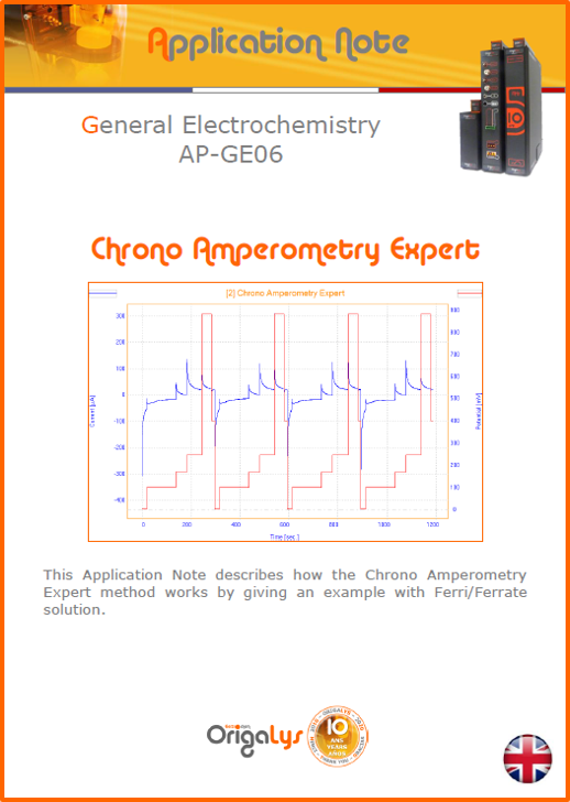 chrono amperometry expert application note