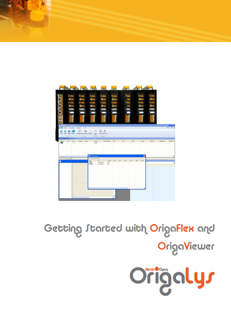 User Manual of Origalys Origaflex