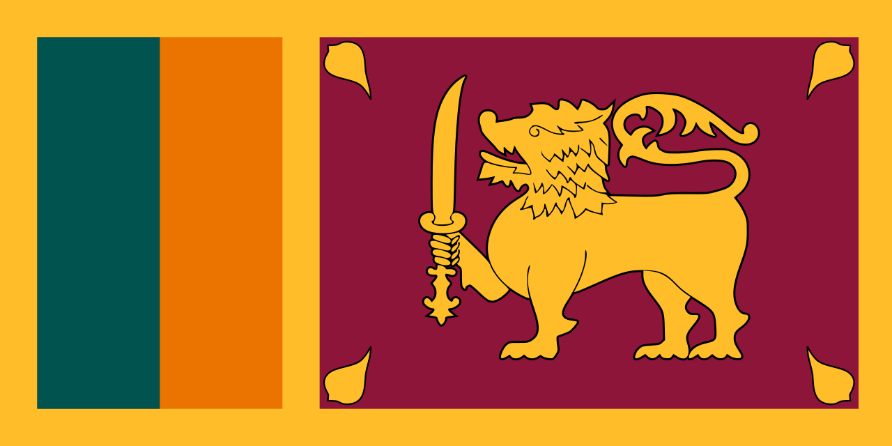 Réseau de distributeurs Origalys Électrochimie Sri Lanka