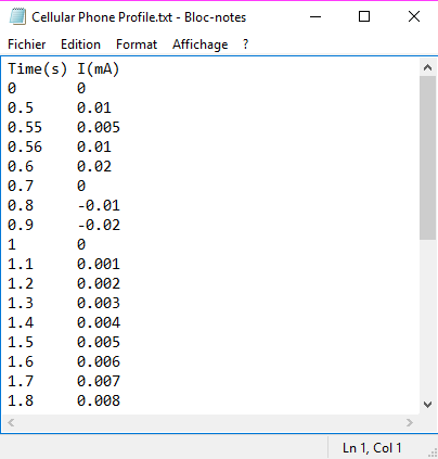 Profile Generation for Battery Studies