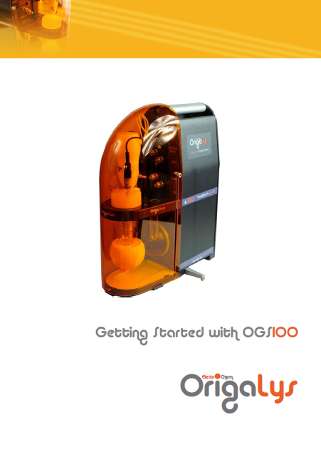 User Manual of Origalys OGS100