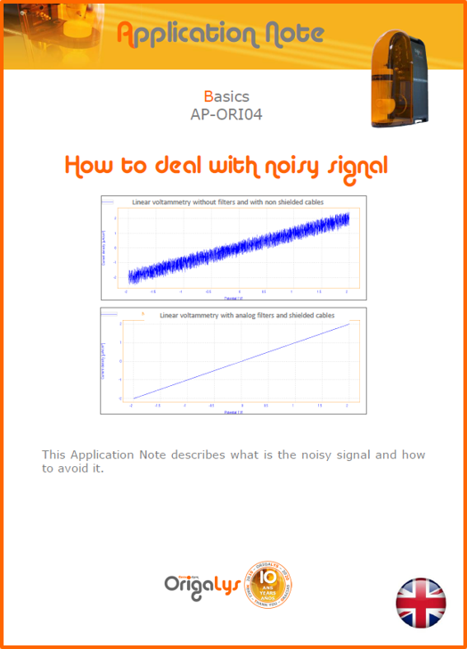 deal with noise electochemistry application note